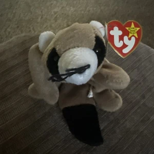 Ty Beanie Baby Ringo Mapache 4014 1995 - Imagen 1 de 5