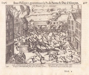 Antwerpen Anvers Antwerp Brabant Bataille Gravure Baudartius Gravure 1616 - Picture 1 of 1
