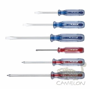 VESSEL CRYSTALINE Screwdriver driver -4.5,5.5,6,8,9,10,+1,2,3,4 50-300mm No.6300 - Picture 1 of 22