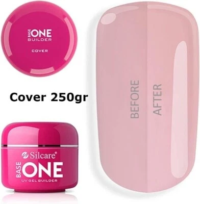Gel UV Unghie Per Mani Costruttore Monofasico Builder Cover 250 Gr Nails Silcare - Immagine 1 di 3