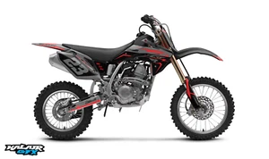 Graphics Kit for Honda CRF150R (2007-2023) CRF 150R Evader Series- Red Shift - Picture 1 of 7