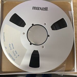 Maxell UD 35-180 Metal Reel Large  w/ recording tape And Recorded On