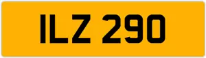 ILZ 290 I 3x3 DATELESS PRIVATE NUMBER PLATE ISAAC IAN IAIN ISLA IVAN IVY IVOR IS - Picture 1 of 1