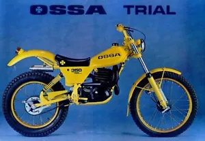 OSSA TR 80 EXHAUST SILENCER NEW OSSA TRIAL YELLOW EXHAUST SILENCER OSSA GRIPPER - Picture 1 of 5