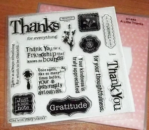 CTMH D1444 A LITTLE THANKS ~ Once again like so many times before..., GRATITUDE - Picture 1 of 1