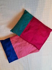 Zirbenkissen 2 Stck mit Amethyststeinchen gefüllt,  25 x19 cm, mit Bezug, Handa. - Bild 1 von 3