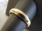 Mens Vintage Estate 14k Yellow Gold Artcarved Wedding Band Ring 8.7g #E1165