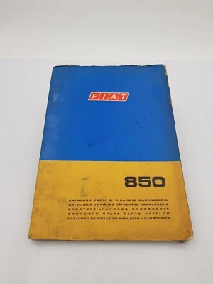 Manuale officina catalogo delle parti di ricambio di carrozzeria Fiat 850 ed '70 - Immagine 1 di 4