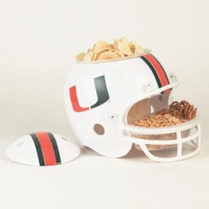 MIAMI HURRICANES FULL SIZE SNACK HELMET BRAND NEW WINCRAFT 🏈 - Picture 1 of 1
