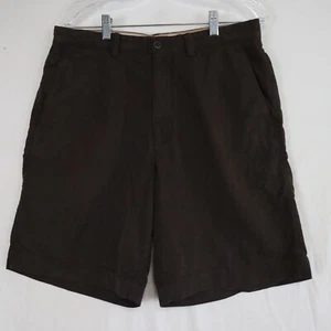 Tommy Bahama Shorts Mens 33 Chino Golf Casual Stretch Flex Flat Front Brown - Picture 1 of 6