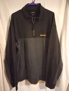 Mens Vintage 90's Nautica Competition Pullover Sweater Sz XXL Y2K Black Logo - Picture 1 of 6