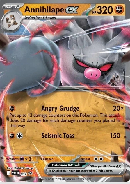 Annihilape ex 032 Sv: Scarlet & Violet Promo Cards Holo - Image 1 of 1