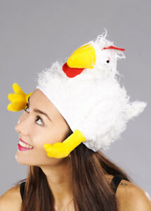 Top Hat & more Cop Crazy Golf Chicken ADULT Fancy Dress Hats Aviator Turkey 