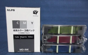 Alps MD Printer Ink Cartridge - MDC-FLC3 Cyan Cyan Magenta Yellow Alps No Box - Afbeelding 1 van 3