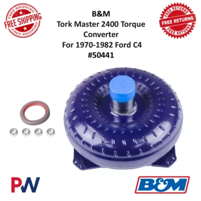 B&M Tork Master 2300-2500 Stall Torque Converter For 1970-1982 Ford C4 #50441 - Image 1 of 2