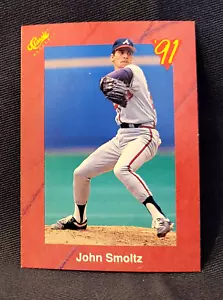 1991 Classic Update Red Travel Edition JOHN SMOLTZ Card #T27 Atlanta Braves - Picture 1 of 4