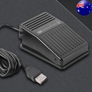 PC USB Foot Switch Keyboard Pedal Game Control Action HID for PC Computer Games - Afbeelding 1 van 10