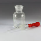 1pc Empty Glass Eye Dropper Bottle 30ml-125ml Liquid Drop Pipette Reagent