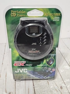JVC Portable CD Player XL-PG39BK & Headphones Anti-Shock EX Protection New - Afbeelding 1 van 10