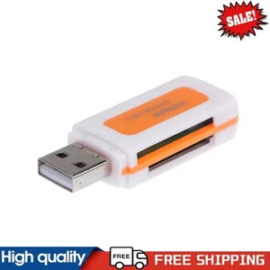 Lecteur de Carte USB 2.0 4 en 1 Lecteur de Carte Mémoire Portable pour TF SD MS M2 - Photo 1/10
