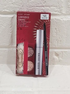 BOBBI BROWN 3-pc. Gilded Gleam Eye Shadow Duo Set Eyeliner, Mascara New In Box - Picture 1 of 10