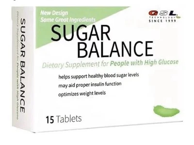 One Pack Sugar Balance Supplement for People with High Glucose 15 Tablets - Image 1 of 4