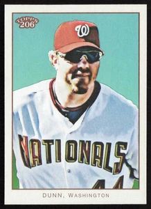 2009 Topps 206 Adam Dunn #155 Washington Nationals - Picture 1 of 2