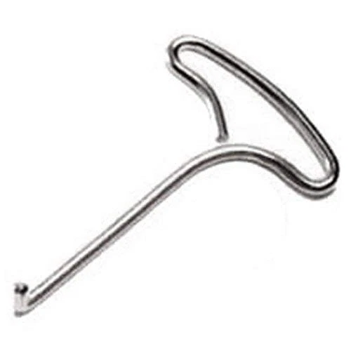 A&R Sports Ice Hockey/Figure Skate Wire Lace Tightener, Puller Tool Silver  - Image 1 of 1