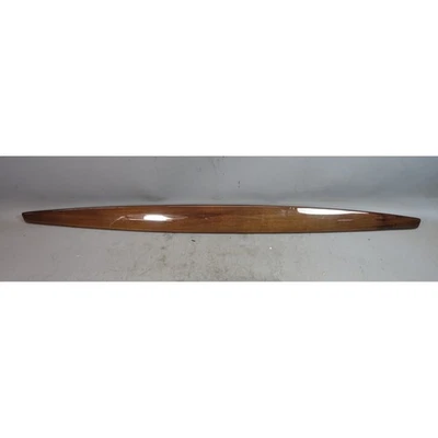 Damaged 08-13 BMW E82 E88 1-Series Dashboard Wood Trim Strip Walnut Light OEM - Image 1 of 4
