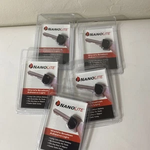 NanoLite : Lot de 5 clés adhésives la plus petite lumière au monde - Photo 1/3
