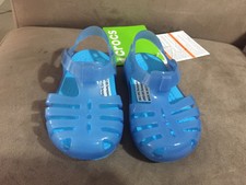 CROCS GIRLS ISABELLA SANDAL PS RELAXED FIT NWT SZ 4 DUSTY BLUE