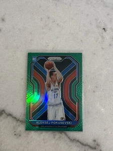 2020-21 Panini Prizm #264 Aleksej Pokusevski Green Prizms - Bild 1 von 2