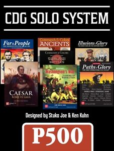 New MINT in ziplock GMT GAMES - CDG SOLO SYSTEM Rules Summary 