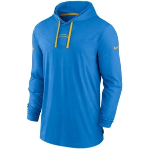 Los Angeles Chargers Nike Sideline Performance Blue Tri-Blend Hoodie Mens MEDIUM - Picture 1 of 16
