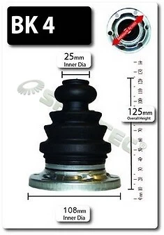 Shaftec Front Inner CV Boot for VW Golf TDi PD ASZ 1.9 June 2001 to April 2004 - Image 1 of 4