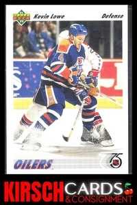 Kevin Lowe 1991-92 Upper Deck #186 Edmonton Oilers - Imagen 1 de 2