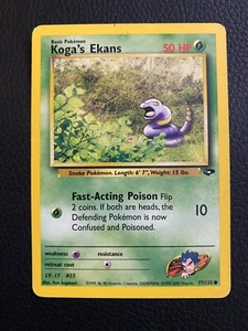 Koga's Ekans 77/132 Gym Challenge Regular - Picture 1 of 2