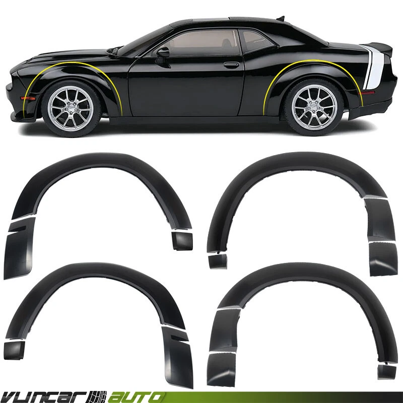 For Dodge Challenger 2015-2023 Upgrade Fender Flares Set Demon SXT GT V6 3.6L — 第 1/4 张图片
