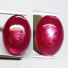 9.29Ct. Natural Ruby Star 6 Rays Pinkish Red Color Oval Cabochon Winza,Tanzania