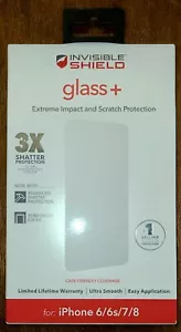 Neu Zagg Invisible Shield Glas + Displayschutzfolie Apple iPhone 6 6S 7 8 - Bild 1 von 7
