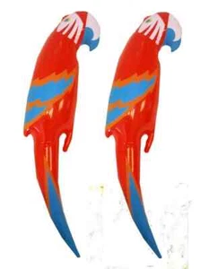 2 X Decoraciones Inflables de Fiesta Pirata Tropical Hawaiano 48 cm - Imagen 1 de 1
