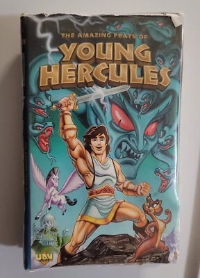 Young Hercules Amazing Feats of Young Hercules VHS 1991 UAV Entertainment Gold - Image 1 of 4