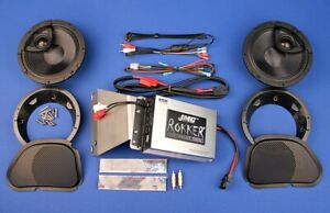 J&M ROKKER Perf. 200w 2-Spkr/Amp Kit for Harley RoadGlide/Ultra - RPKT-200HR13
