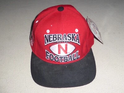 NEW NEBRASKA CORN HUSKERS NATIONAL CHAMPS ZEPHYR CAP HAT 70 71 94 95 97 NWT RED - Image 1 of 4