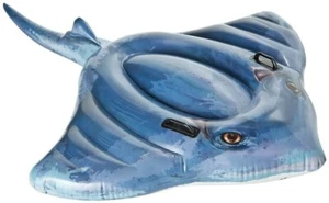 Intex Realistic Looking Stingray Ride-On Inflatable Pool Beach Float Toy 57550NP - Picture 1 of 4