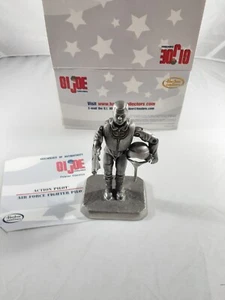 GI Joe Hasbro Collectors Pewter Classics Air Force Fighter Pilot in box + COA - Picture 1 of 1