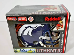 DENVER BRONCOS CHRIS MILLER SIGNED MINI HELMET HOF 2005 w/COA Comes With Box - Picture 1 of 10