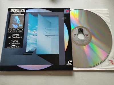 Beethoven Violin Concerto Von Karajan Sony 1991 - Laserdisc Ld - image 1 of 4