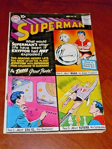 SUPERMAN #132 (1959)  VG- (3.5) cond.  WAYNE BORING art - Picture 1 of 5