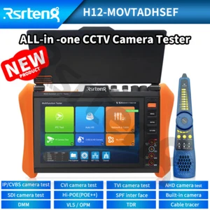 Rsrteng CCTV Tester 8K IPC 4K 8MP AHD CVI TVI SDI Kamera Test SFP H12-MOVTADHSEF - Bild 1 von 14